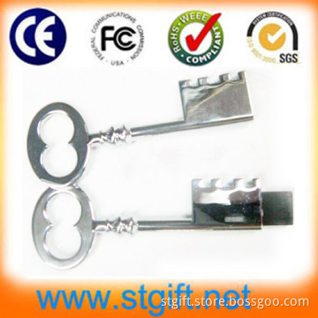 Key Shape USB Drive for 1GB~256GB Metal USB Key (N-017)